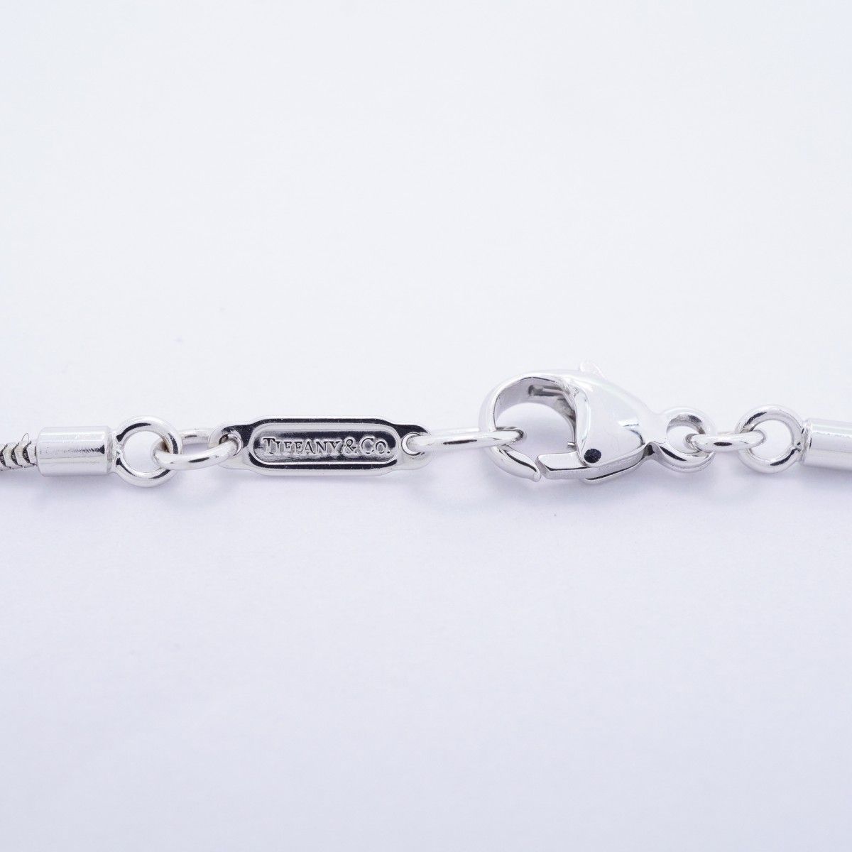 Tiffany & Co Necklace Atlas 18k White Gold Diamond — view 4