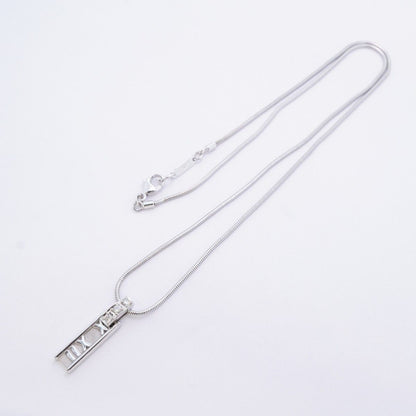 Tiffany & Co Necklace Atlas 18k White Gold Diamond — view 3
