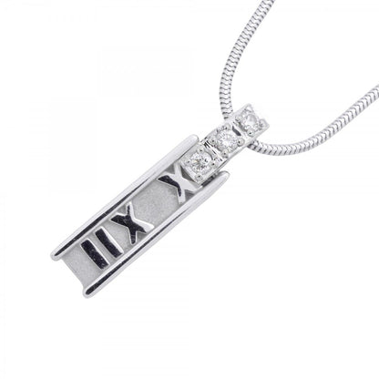 Tiffany & Co Necklace Atlas 18k White Gold Diamond