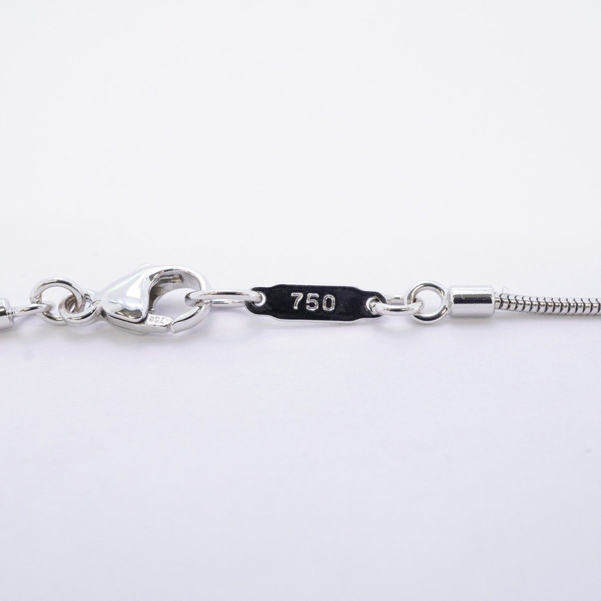 Tiffany & Co Necklace Atlas 18k White Gold Diamond — view 5