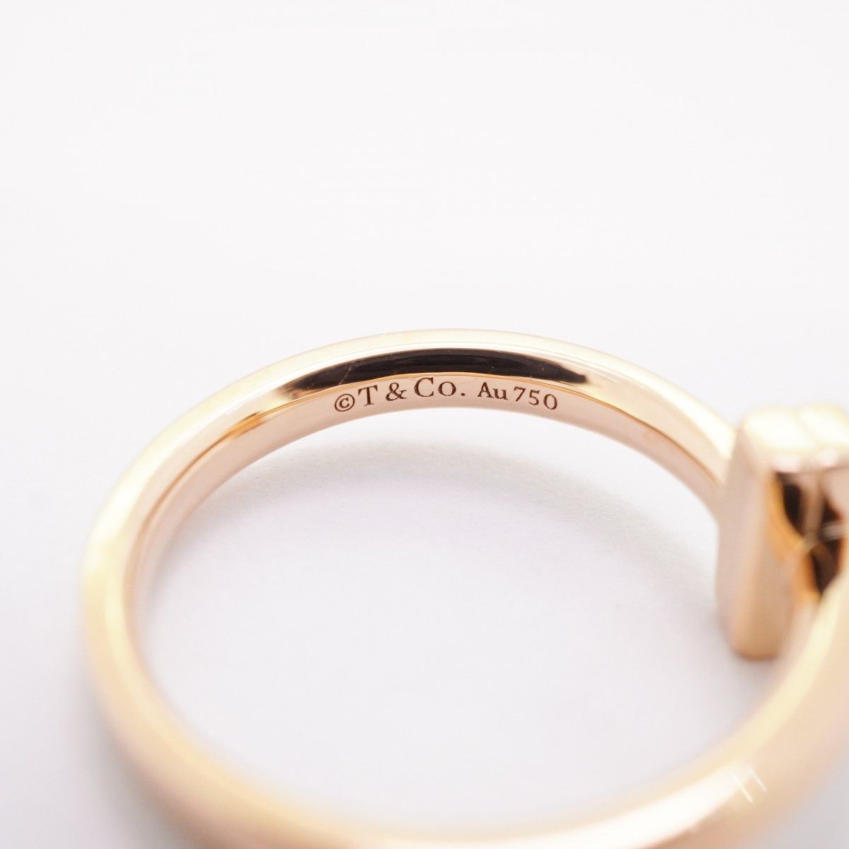 Tiffany & Co Ring T One 18k Pink Gold — view 4
