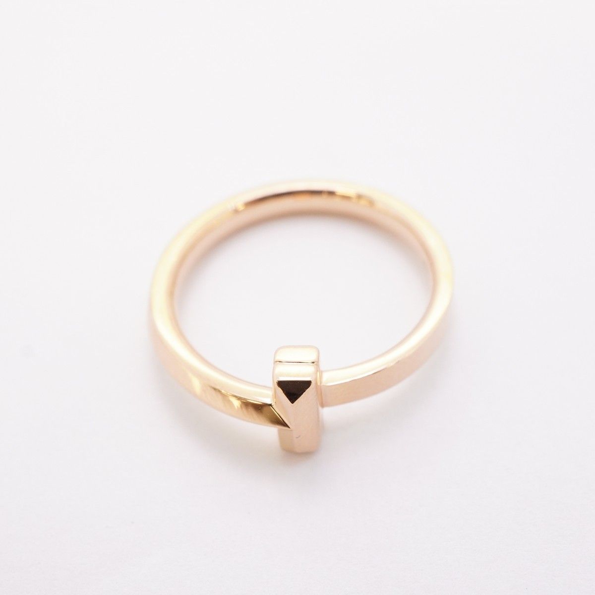 Tiffany & Co Ring T One 18k Pink Gold — view 3