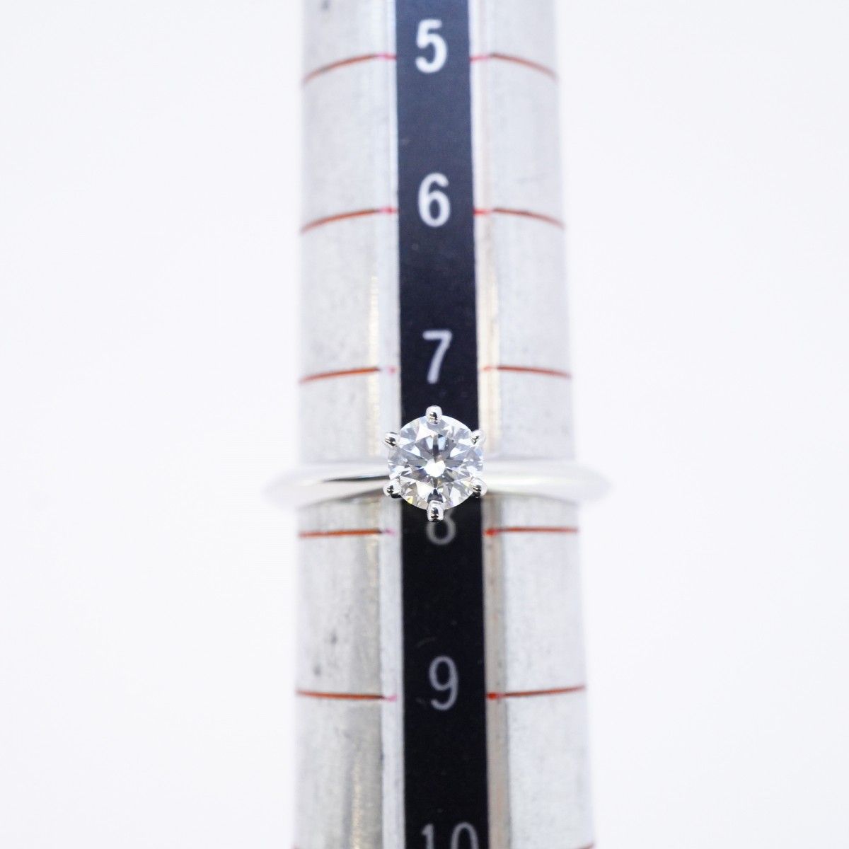 Tiffany & Co Ring Solitaire Platinum Diamond — view 6