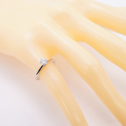 Tiffany & Co Ring Solitaire Platinum Diamond — view 7