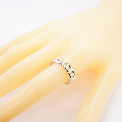 Tiffany & Co Ring T True Wide 18k White Gold — view 6