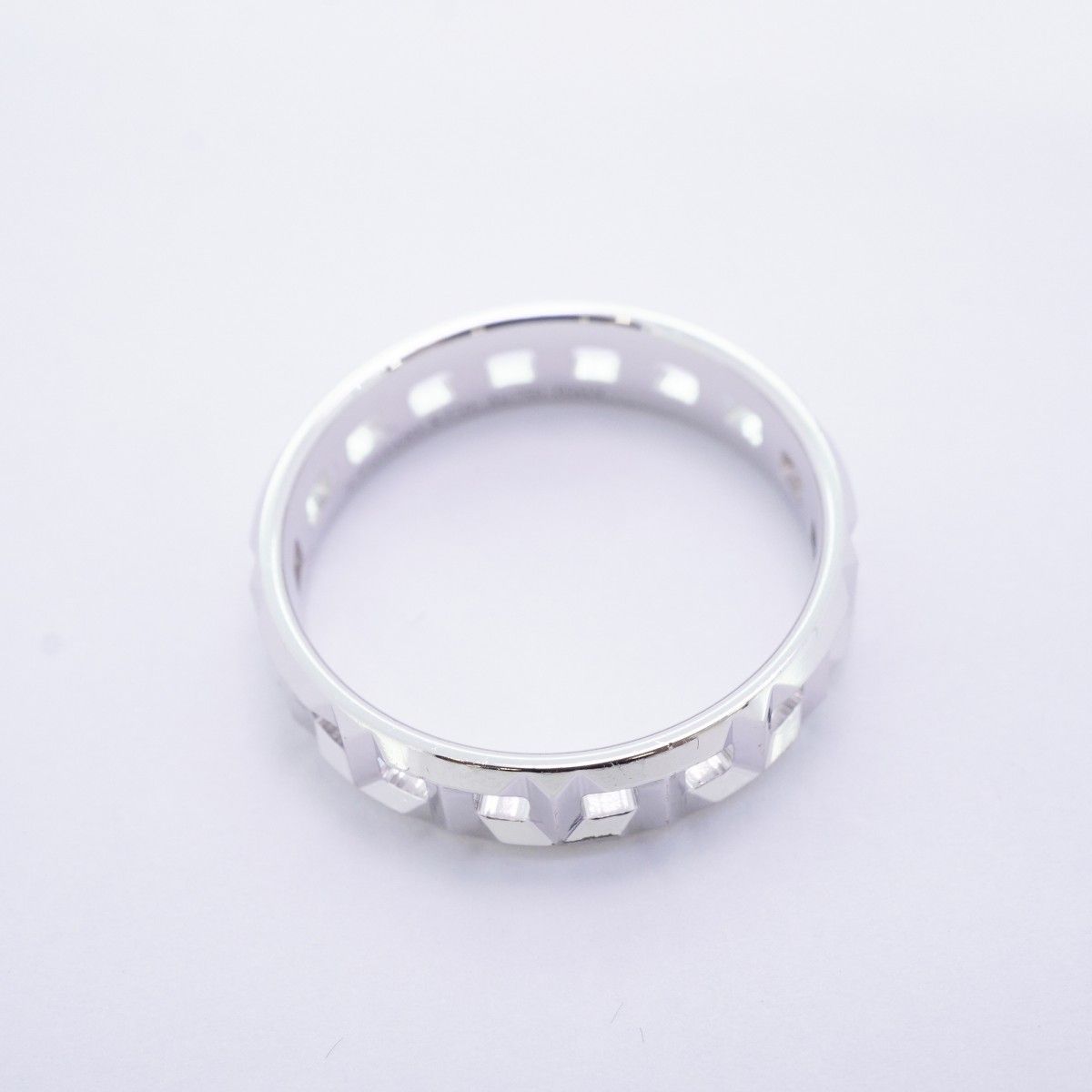 Tiffany & Co Ring T True Wide 18k White Gold — view 3