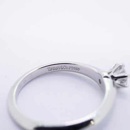 Tiffany & Co Ring Solitaire Platinum Diamond — view 4