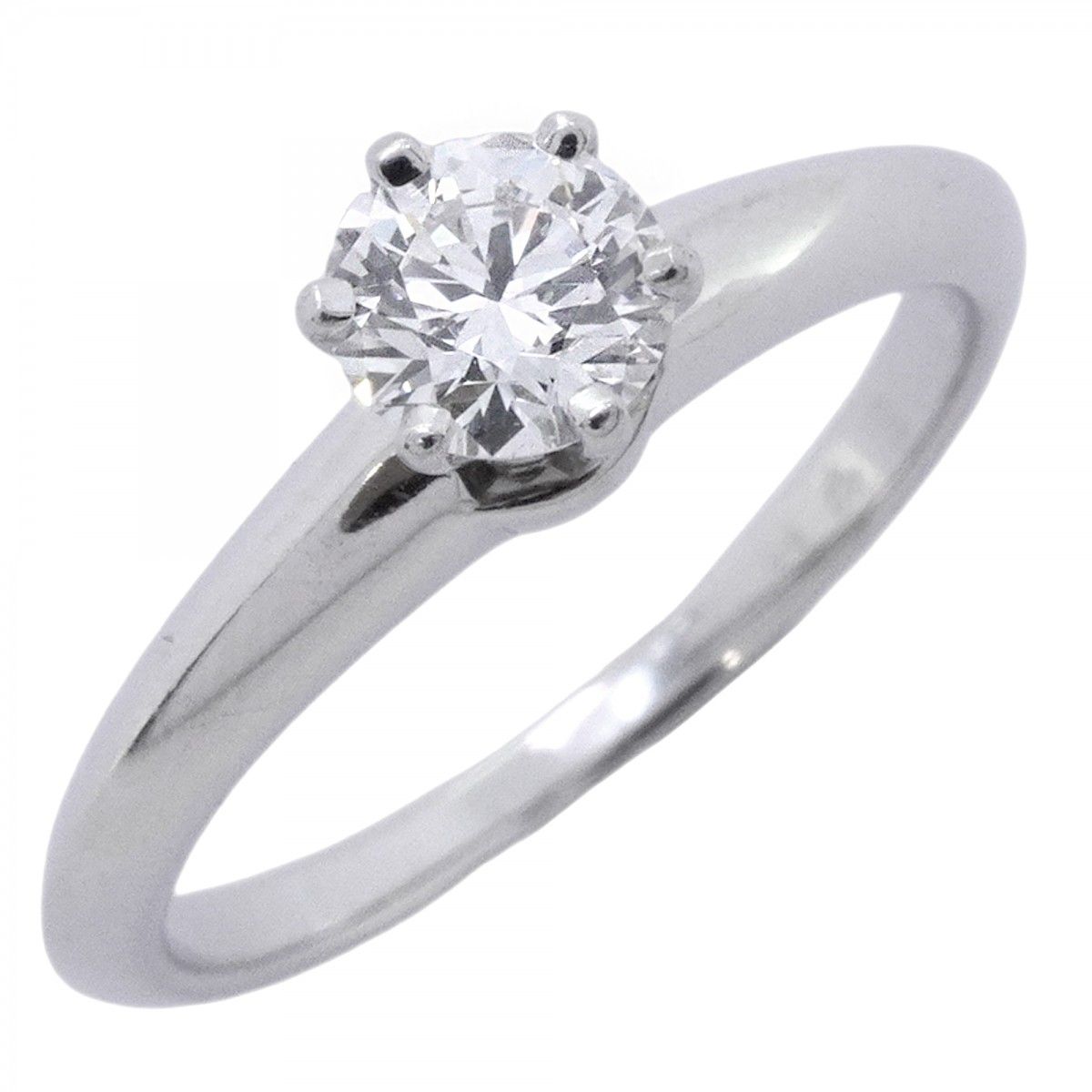 Tiffany & Co Ring Solitaire Platinum Diamond