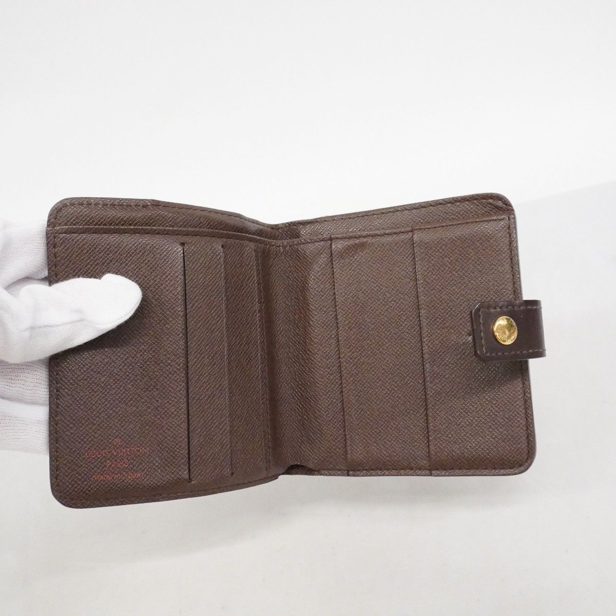 Louis Vuitton Wallet Damier Compact Zip Ebene — view 3