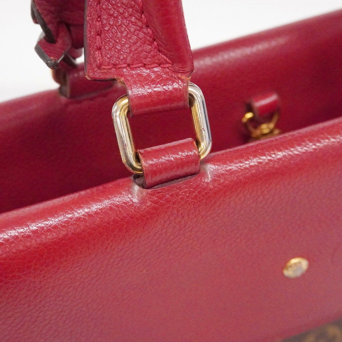 Louis Vuitton Handbag Monogram Venus Brown Cerise 2-Way — view 8