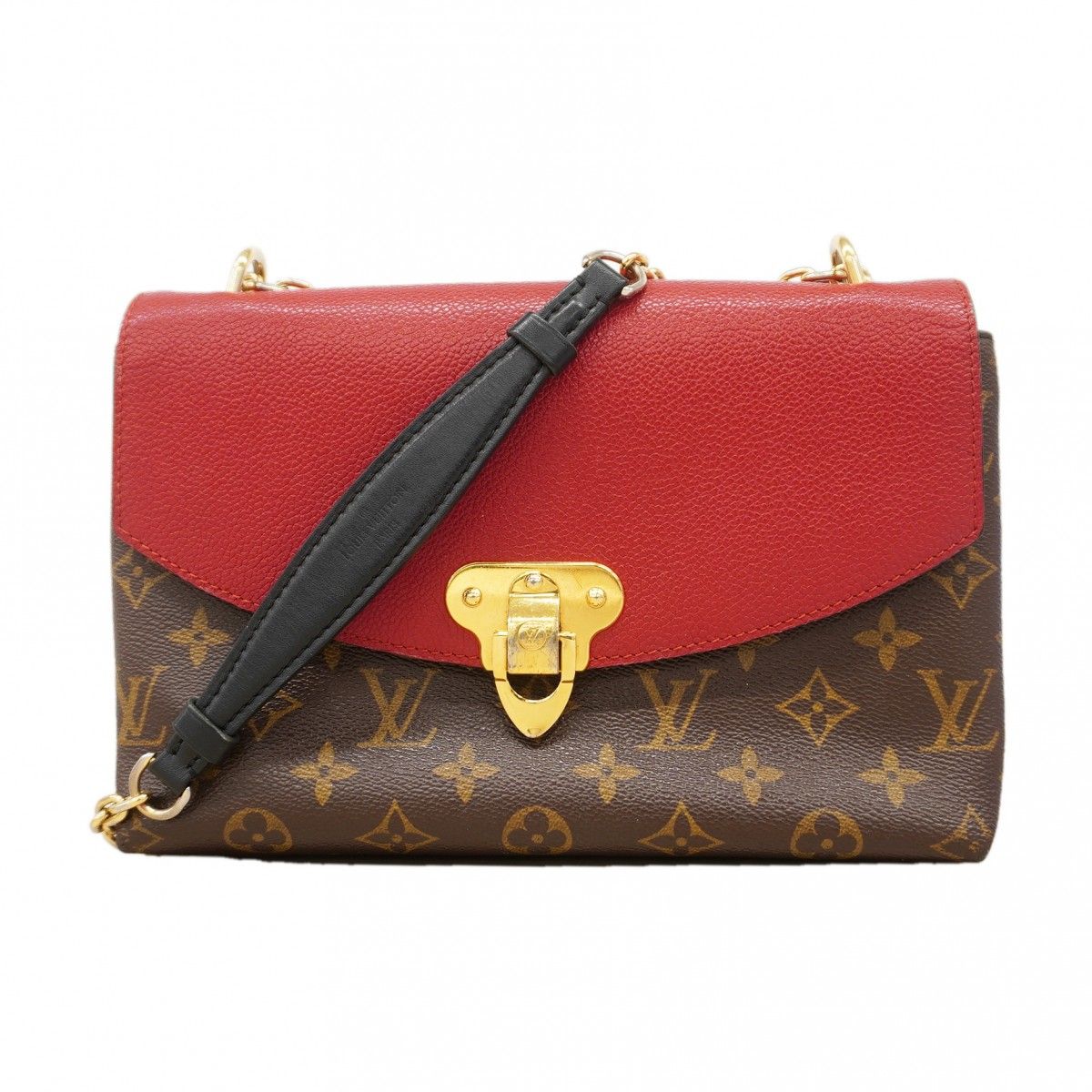 Louis Vuitton Shoulder Bag Monogram Saint Placide Brown Cerise