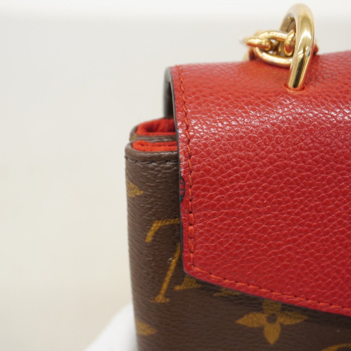 Louis Vuitton Shoulder Bag Monogram Saint Placide Brown Cerise — view 7