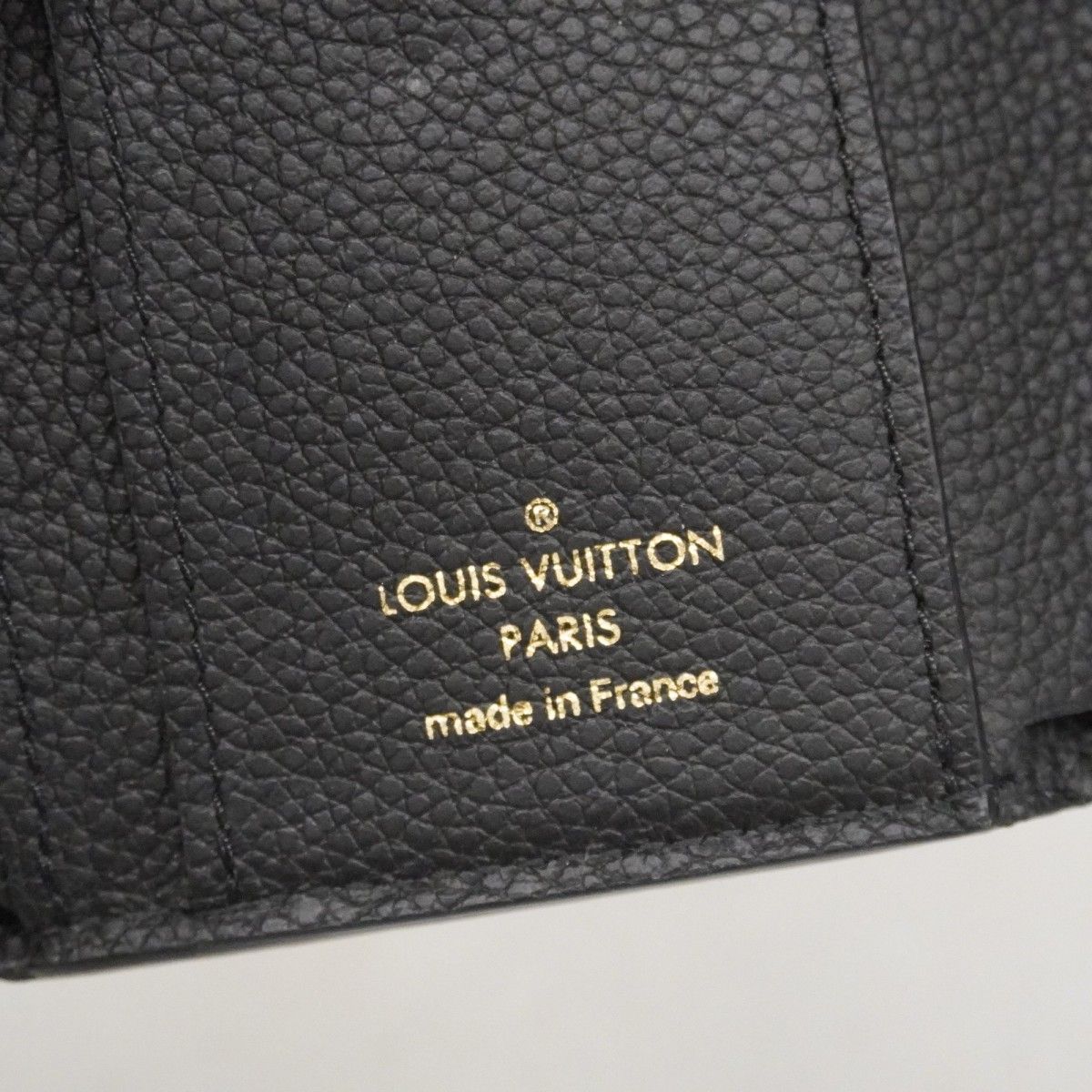 Louis Vuitton Trifold Wallet Monogram Empreinte Portefeuille Celeste Noir — view 4