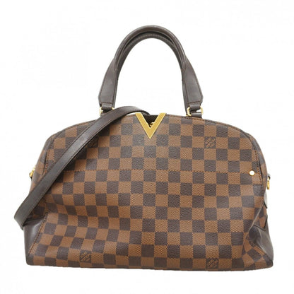 Louis Vuitton Handbag Damier Kensington Bowling Ebene 2-Way