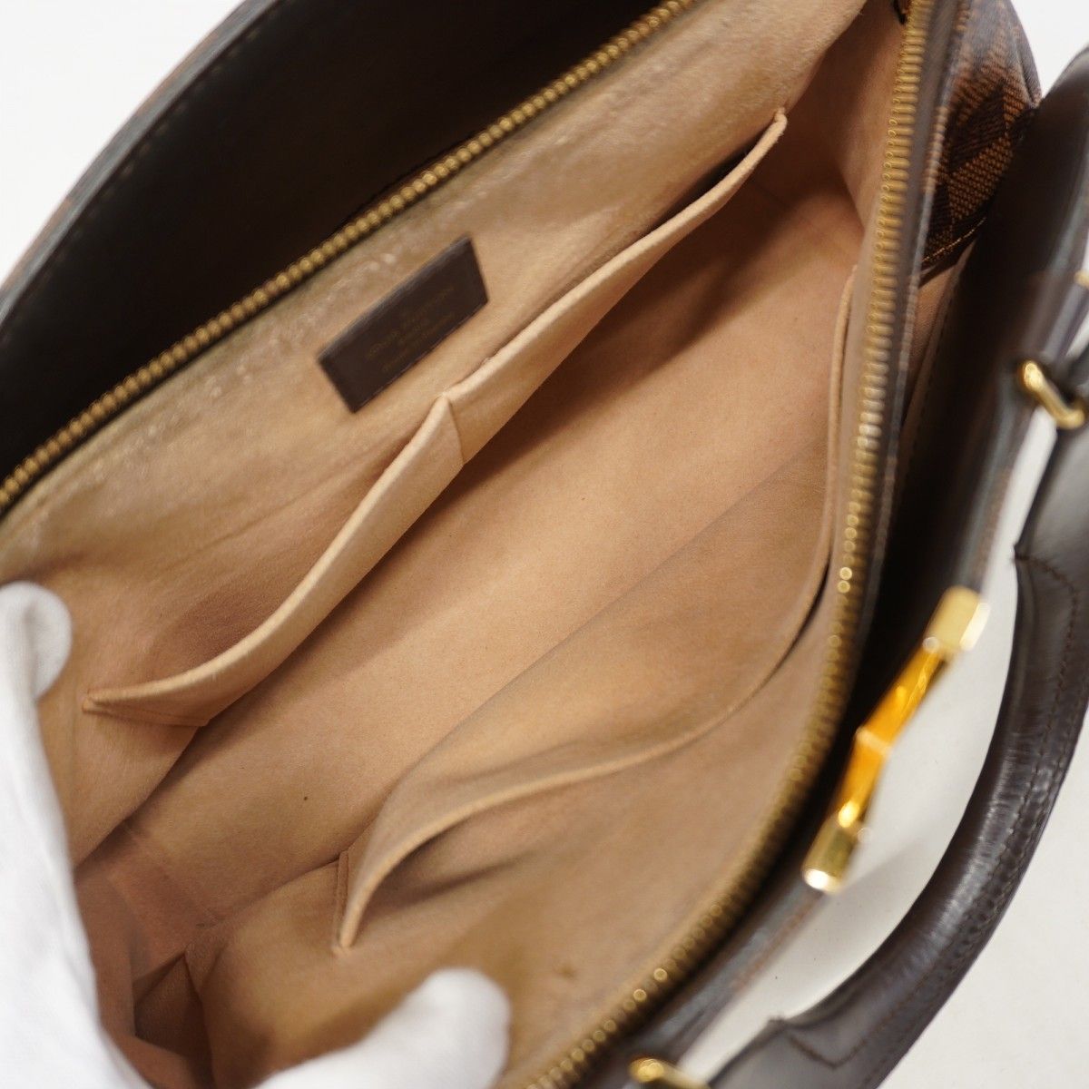 Louis Vuitton Handbag Damier Kensington Bowling Ebene 2-Way — view 4