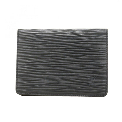 Louis Vuitton Card Case Epi Porte 2 Cult Vertical Noir