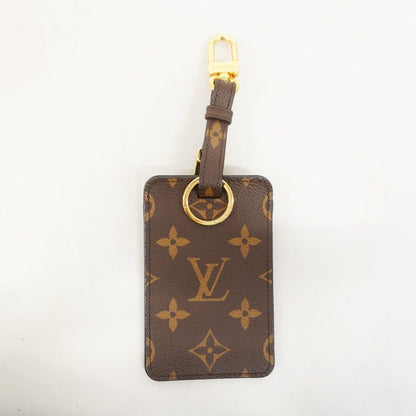 Louis Vuitton Key Holder Charm Game on Bijou Sac Tag Brown White — view 5