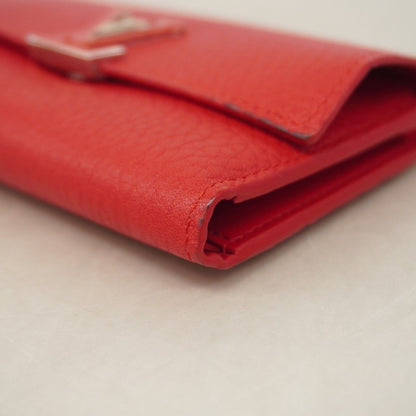 Louis Vuitton Trifold Wallet Taurillon Portefeuille Capucines Compact Ruby — view 6