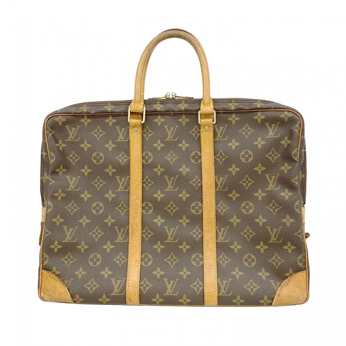 Louis Vuitton Business Bag Monogram Porte Documents Voyage Brown