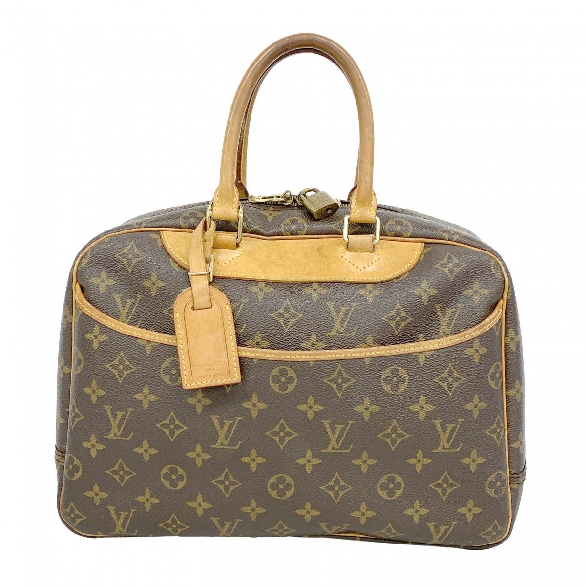 Louis Vuitton Handbag Monogram Deauville Brown