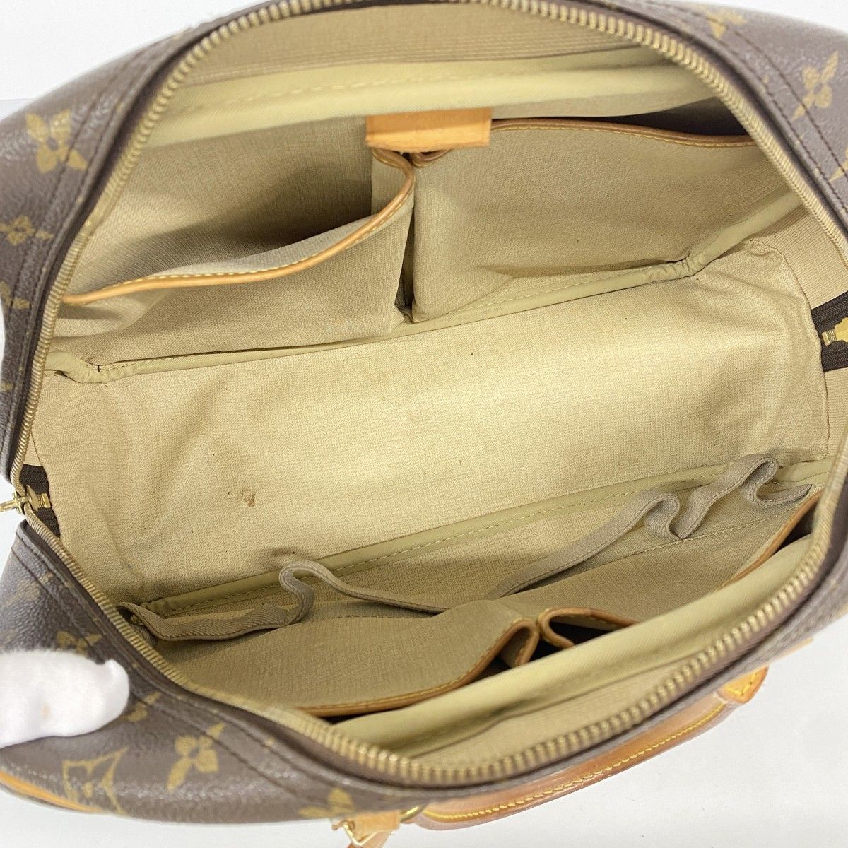 Louis Vuitton Handbag Monogram Deauville Brown — view 4