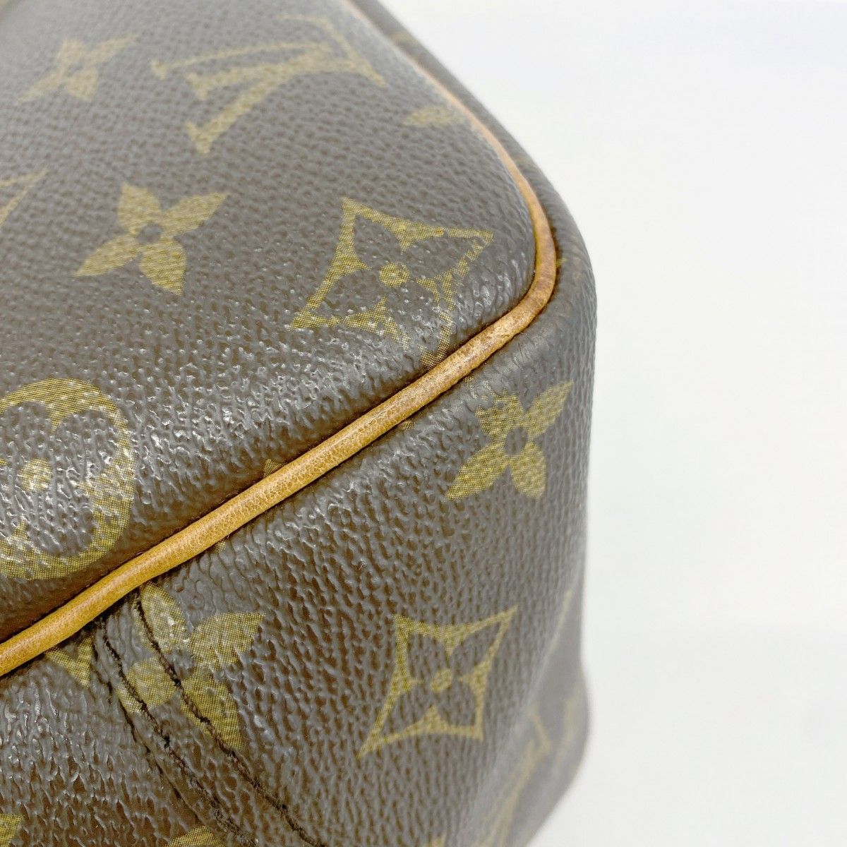 Louis Vuitton Handbag Monogram Deauville Brown — view 7