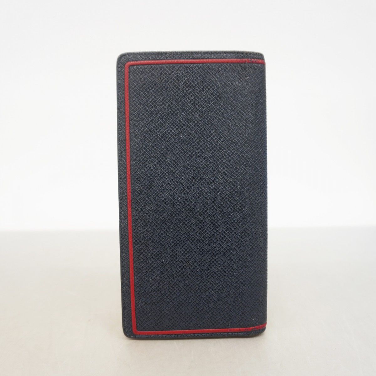Louis Vuitton Wallet Taiga Portefeuille Brazza Blue Marine — view 8