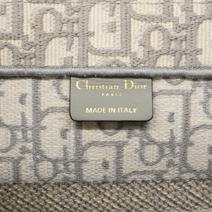 Dior Tote Book Canvas Gray White — view 5