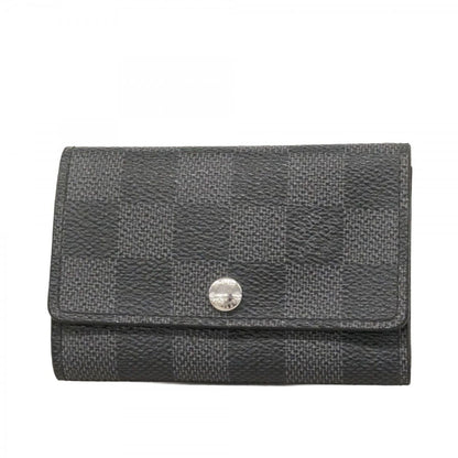 Louis Vuitton Key Case Damier Graphite Multicles 6 Black Key Holder