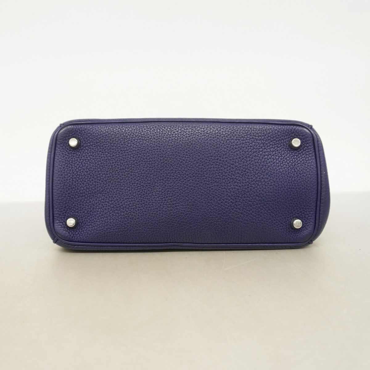 Dior Handbag Bi Leather Navy Silver — view 3