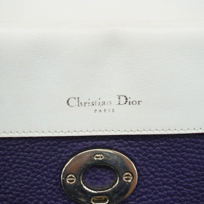 Dior Handbag Bi Leather Navy Silver — view 5
