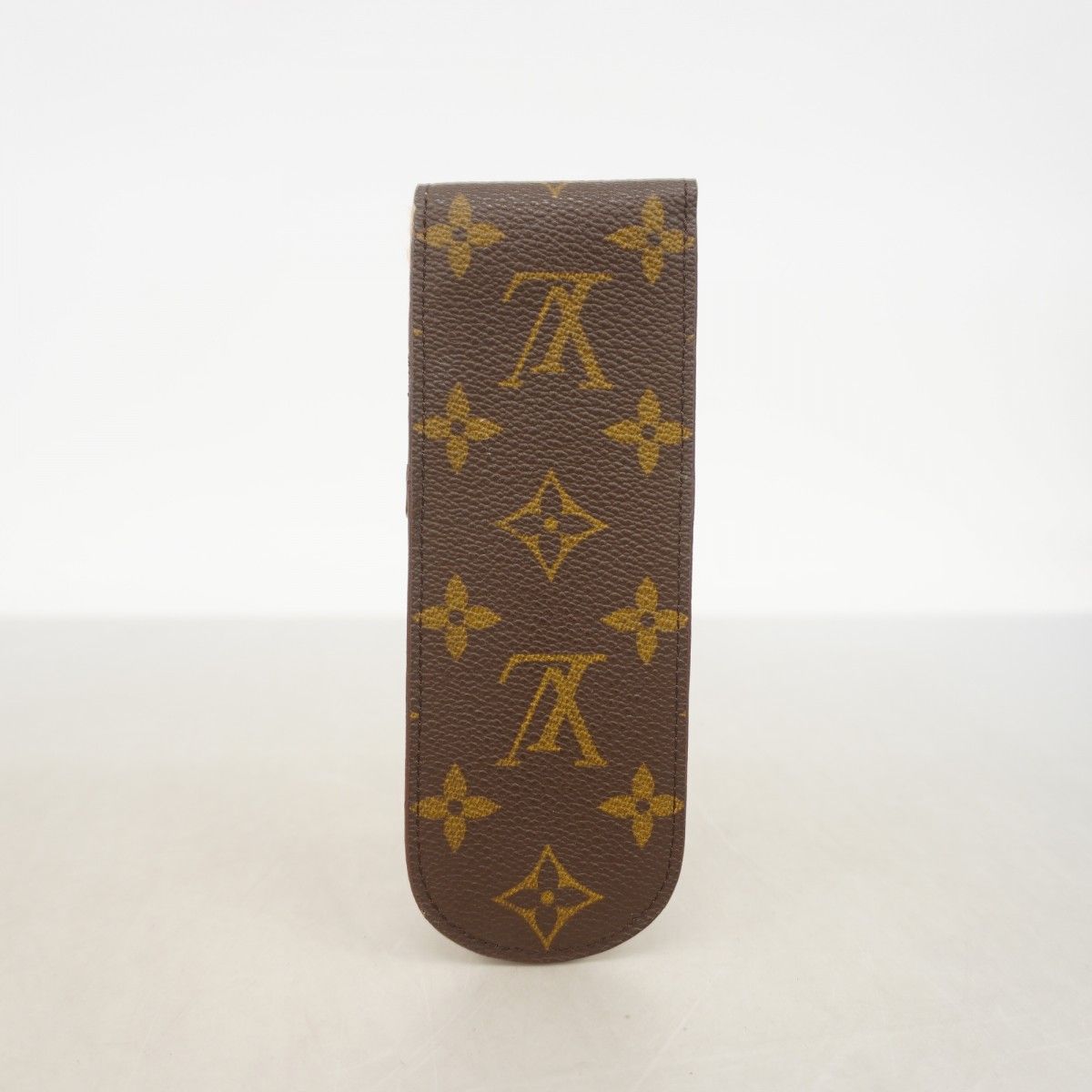 Louis Vuitton Pen Case Monogram Etui Stilo Brown — view 7