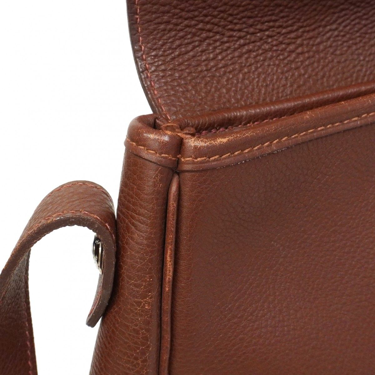 Hermes Shoulder Bag Christine Fjord Noisette Silver — view 7