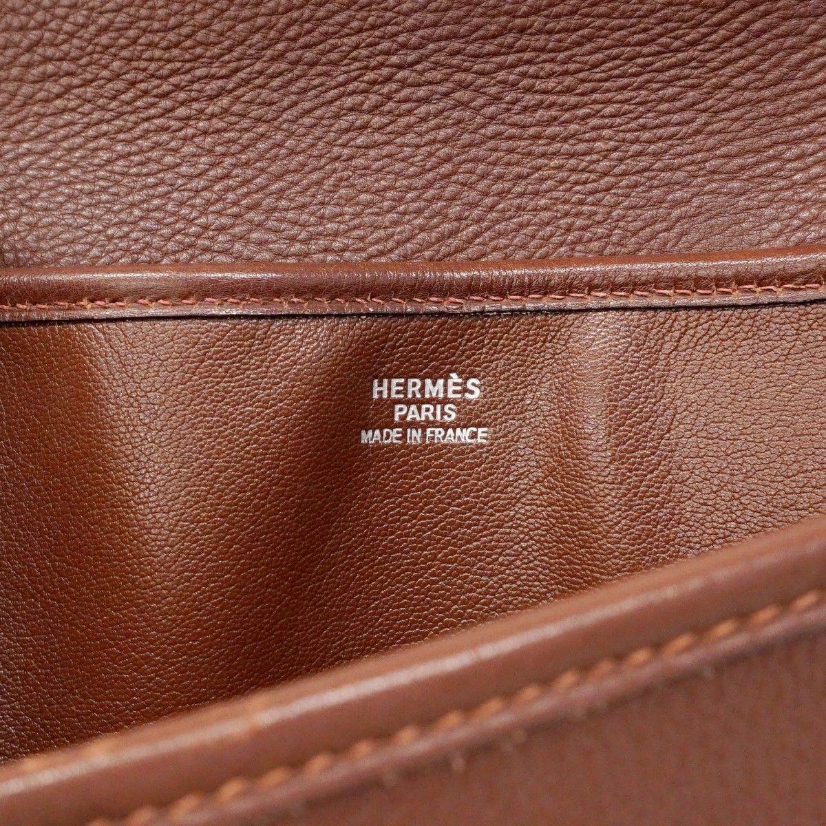 Hermes Shoulder Bag Christine Fjord Noisette Silver — view 5