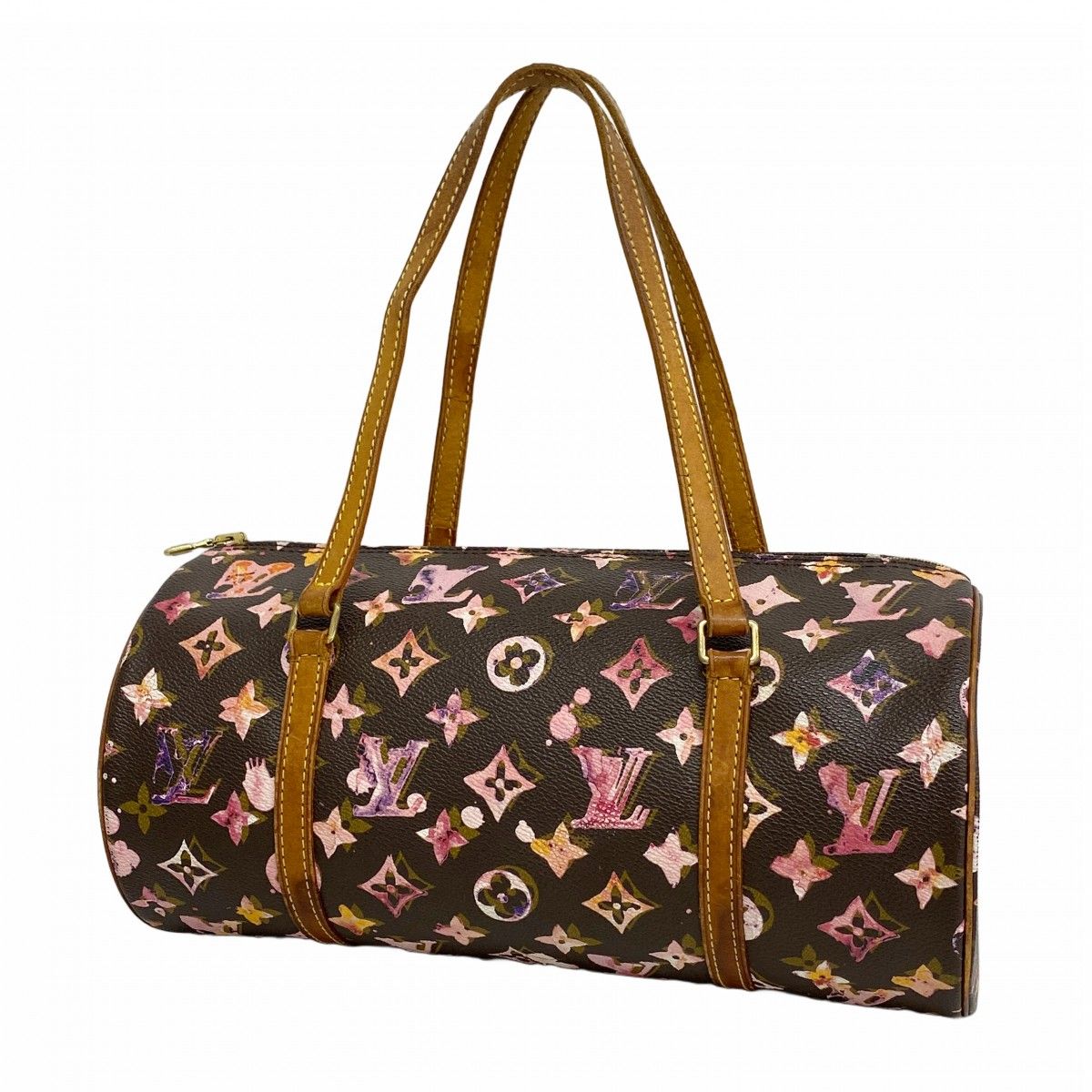 Louis Vuitton Handbag Monogram Water Color Papillon 30 Brown