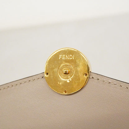 Fendi Wallet Leather Gray Ju Gold — view 9