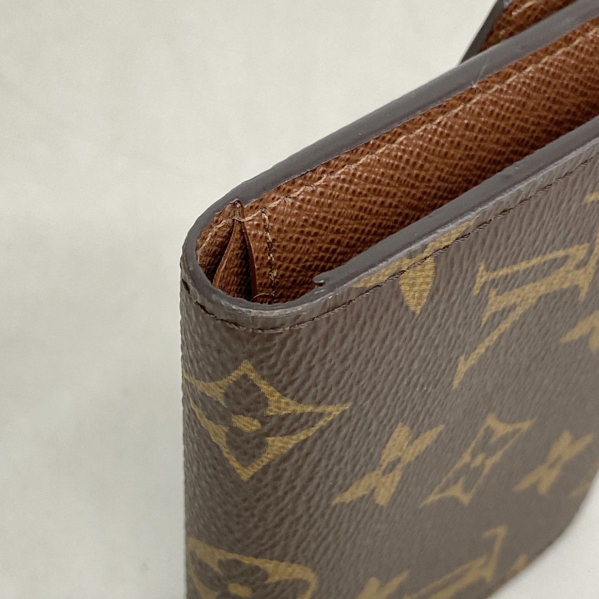 Louis Vuitton Trifold Wallet Monogram Portefeuille Victorine Brown — view 6