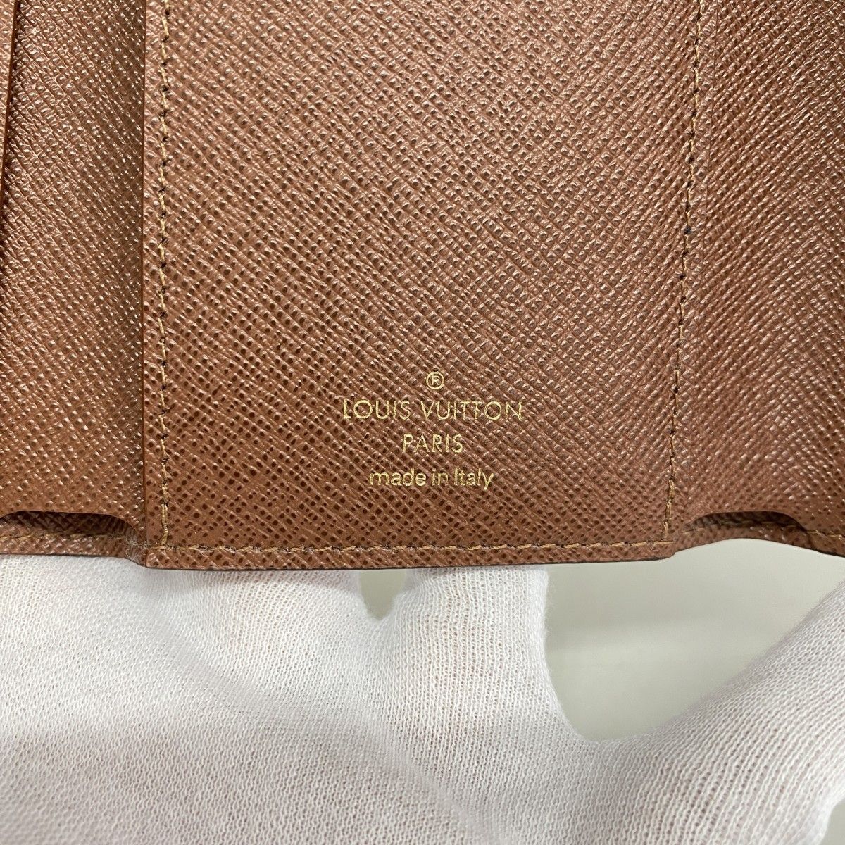 Louis Vuitton Trifold Wallet Monogram Portefeuille Victorine Brown — view 5