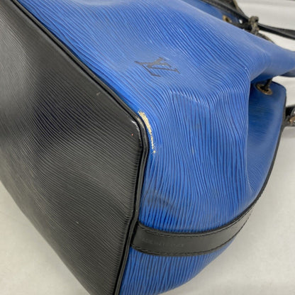 Louis Vuitton Shoulder Bag Epi Petit Noir Toledo Blue — view 6