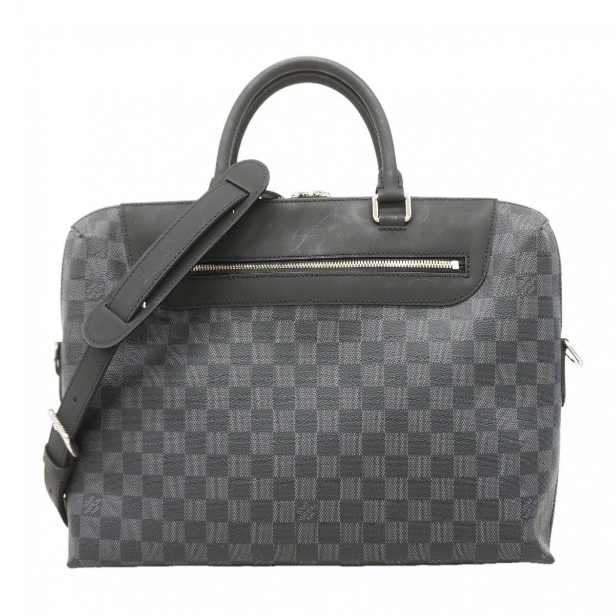 Louis Vuitton Business Bag Damier Graphite Pdj Porte Documents Jour NM Black