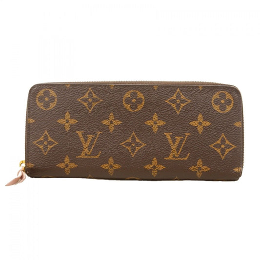 Louis Vuitton Wallet Monogram Portefeuille Clemence Rose Velours