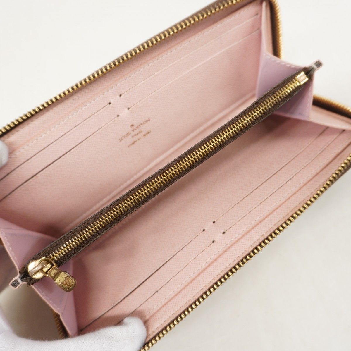 Louis Vuitton Wallet Monogram Portefeuille Clemence Rose Velours — view 3