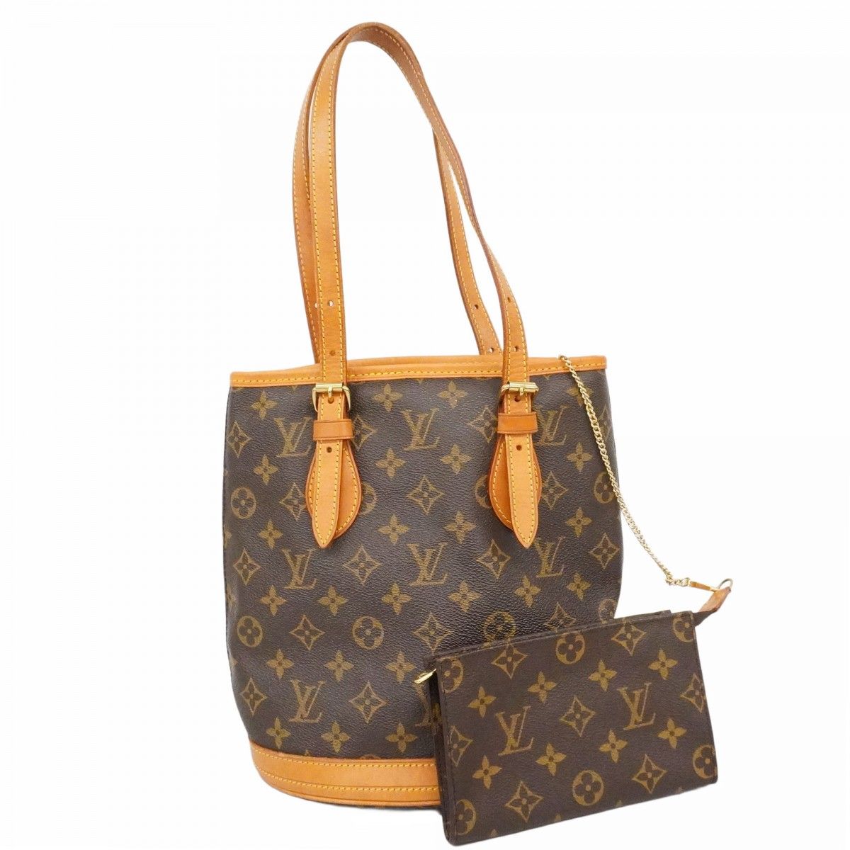 Louis Vuitton Tote Monogram Bucket PM Brown