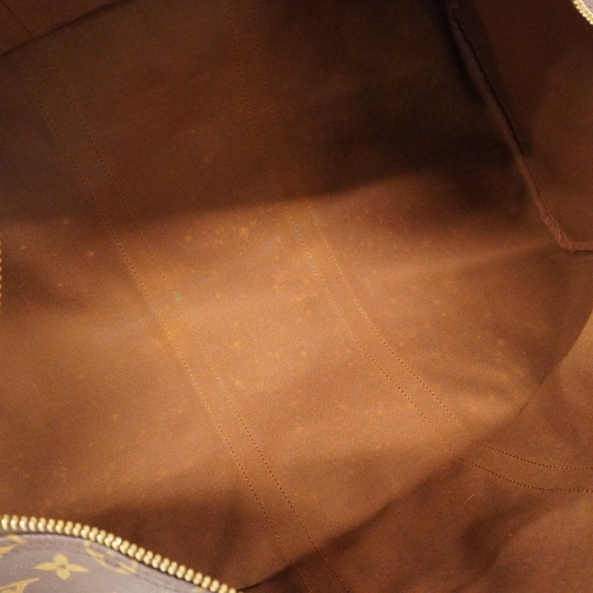 Louis Vuitton Boston Bag Monogram Keepall 55 Brown — view 4