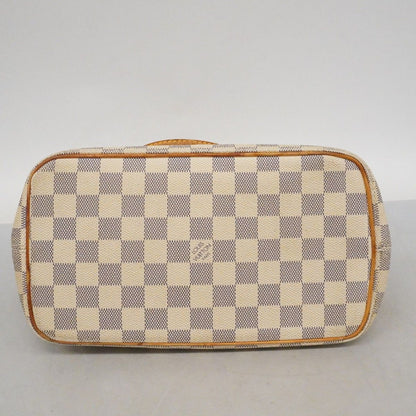Louis Vuitton Handbag Damier Azur Saleya PM White — view 3