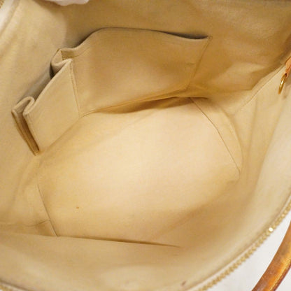 Louis Vuitton Handbag Damier Azur Saleya PM White — view 4