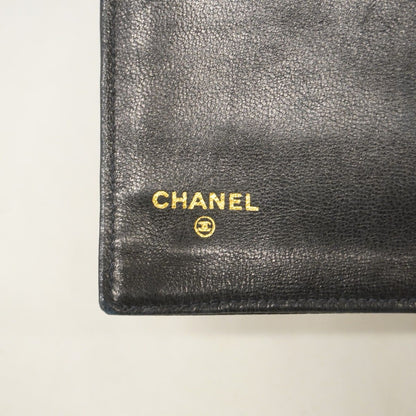 Chanel Wallet Caviar Leather Black Gold — view 4