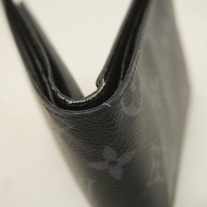 Louis Vuitton Wallet Monogram Eclipse Portefeuille Marco NM Black — view 6