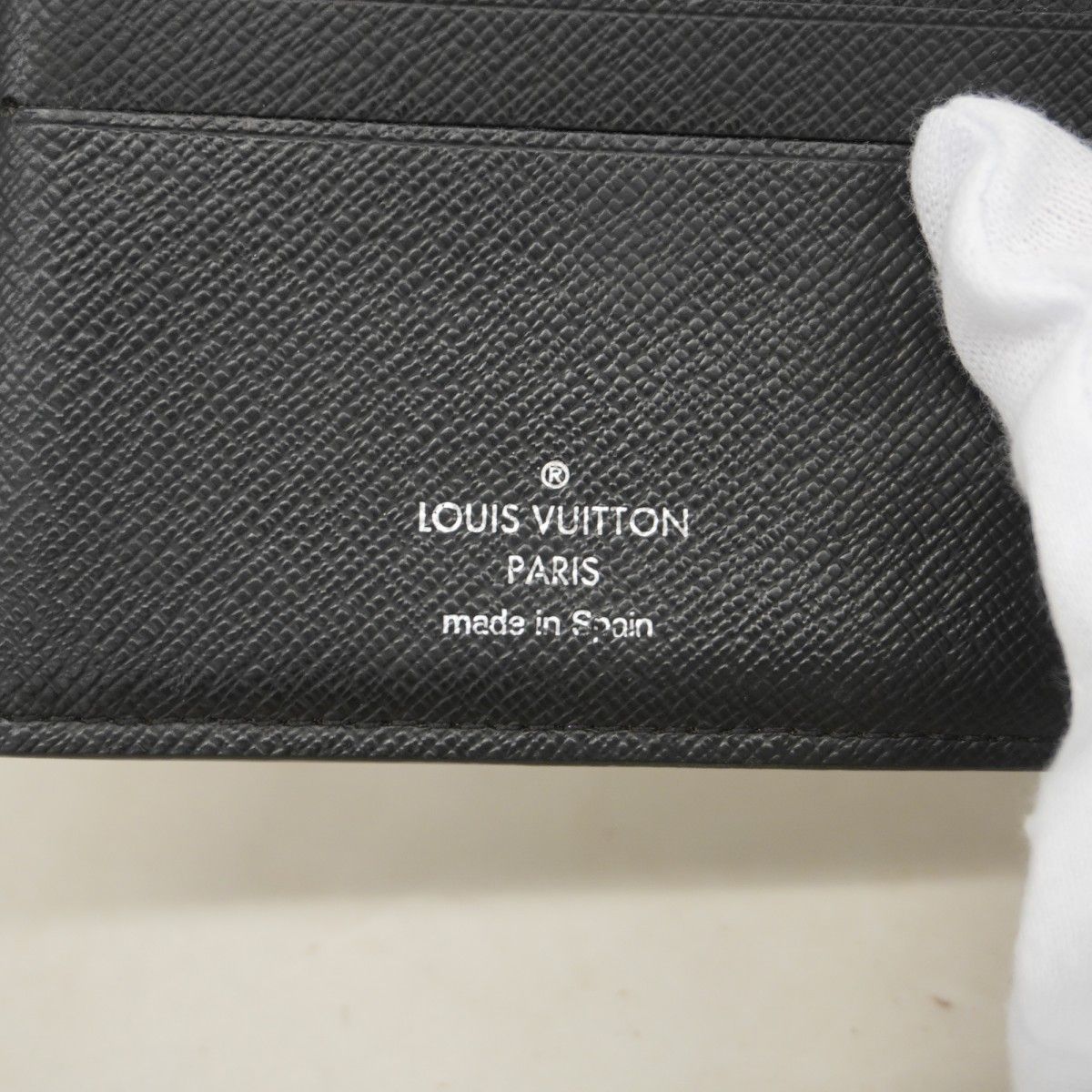 Louis Vuitton Wallet Monogram Eclipse Portefeuille Marco NM Black — view 4