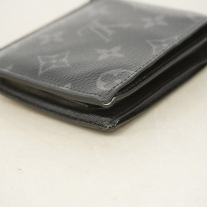 Louis Vuitton Wallet Monogram Eclipse Portefeuille Marco NM Black — view 7